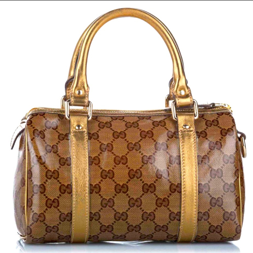 Gucci GG Crystal Monogram Small Joy Boston Bag - Picture 4 of 11